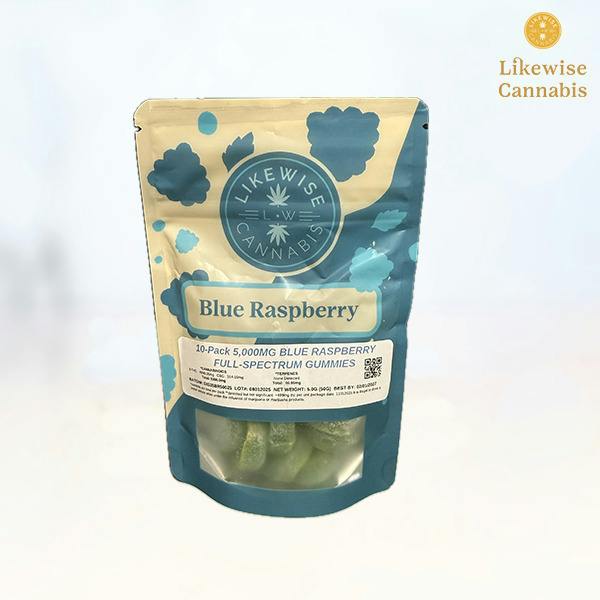 Blue Raspberry | Gummies | 10pk | 500mg/ea