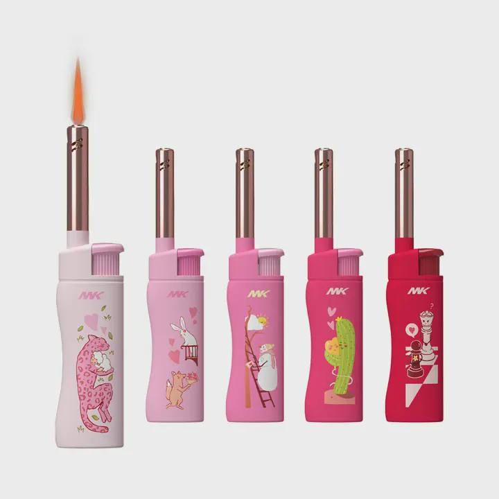 Mk Lighter Range Series, Polar Love Set, Jet Flame | Accessories at Pipe Dreams Dispensary
