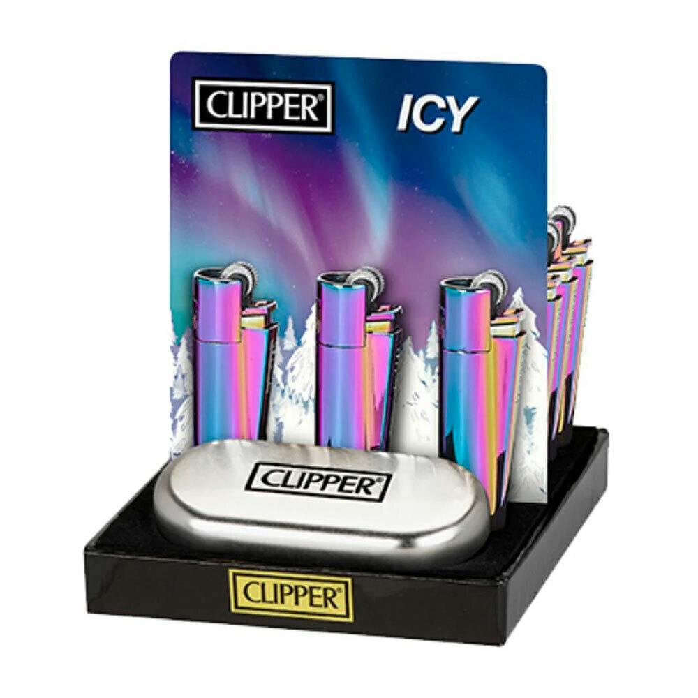 Clipper | Refillable Lighter | Icy | Accessories