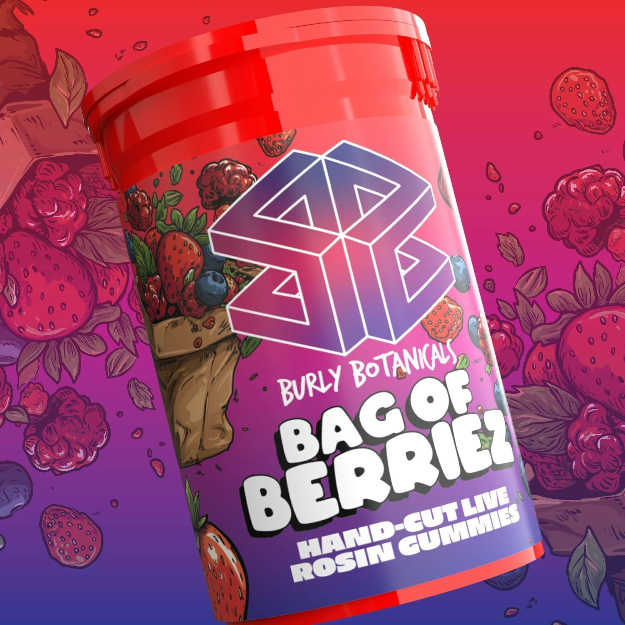 Bag of Berriez Rosin Gummies | Gummies | 10pk | 10mg/ea