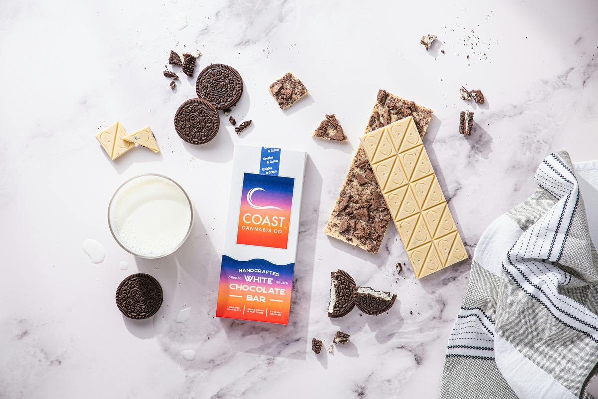 Cookies & Cream White Chocolate Bar | Chocolates | 20pk | 5mg/ea