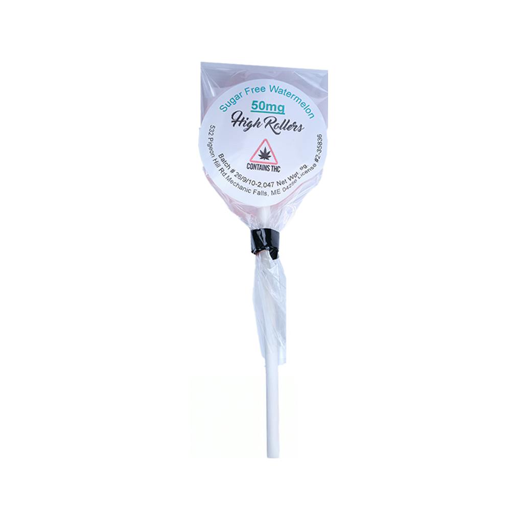 Sugar Free Watermelon Lollipops - 50mg | 50mg/ea