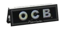 OCB - Premium Black 1 1/4 Rolling Papers - 1.25" | Accessories