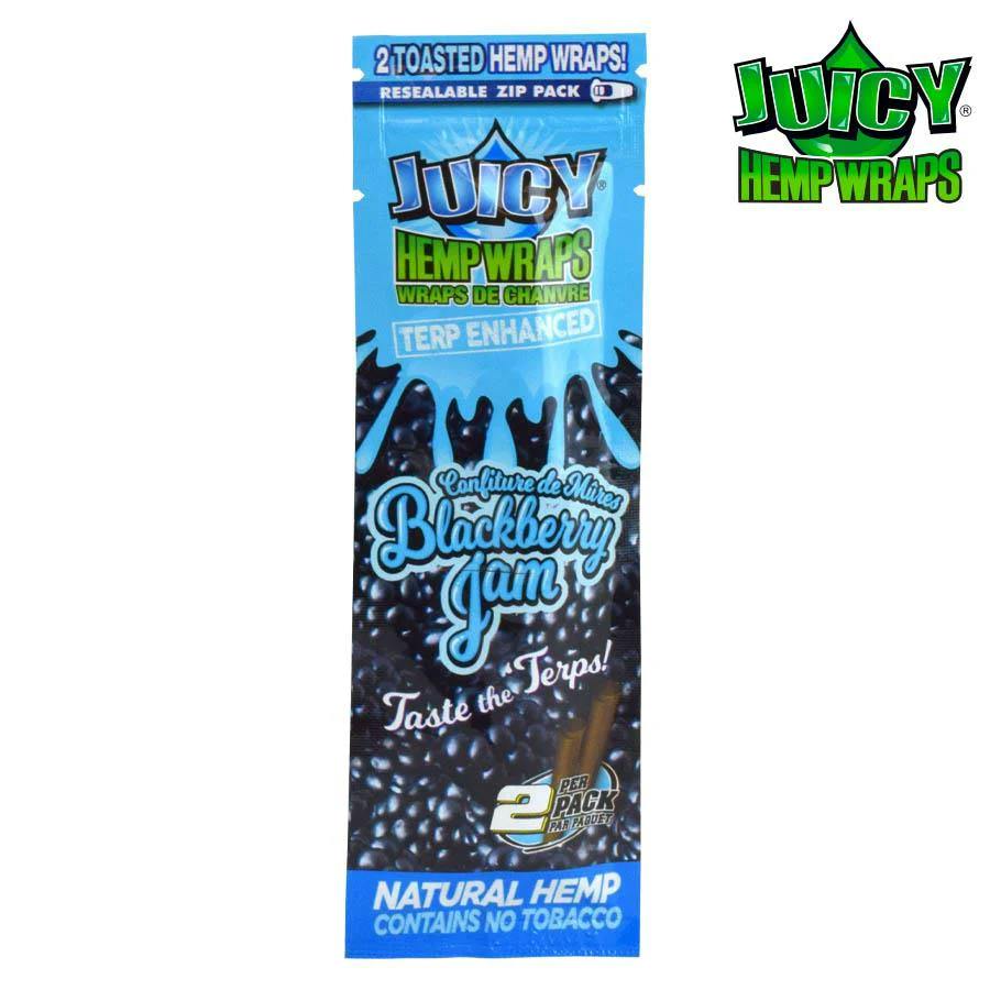 Juicy Jay's Blackberry Jam Terp Enhanced Hemp Wraps 2pk | Accessories