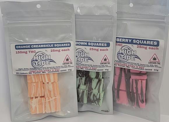 Orange Creamsicle Square | Chocolates | 6pk | 25mg/ea
