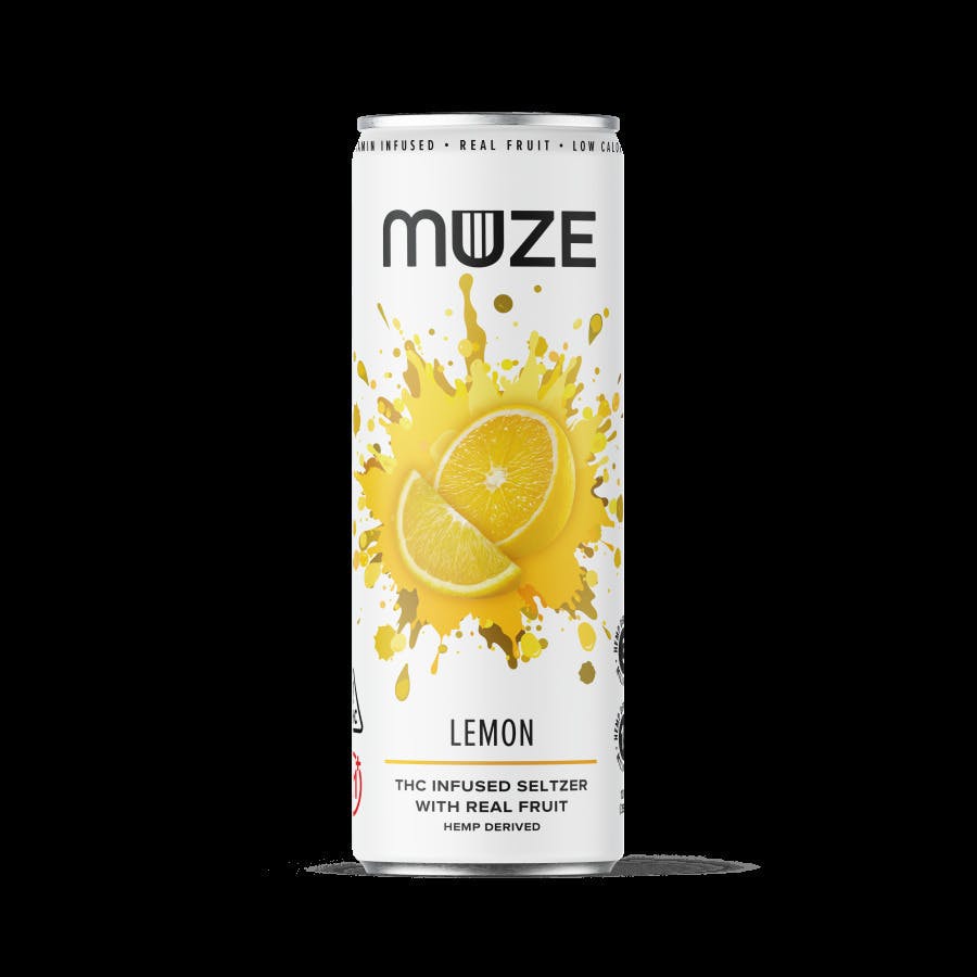 Lemon | Carbonated | 3mg | 12fl oz at Fine Fettle - West Hartford Dispensary
