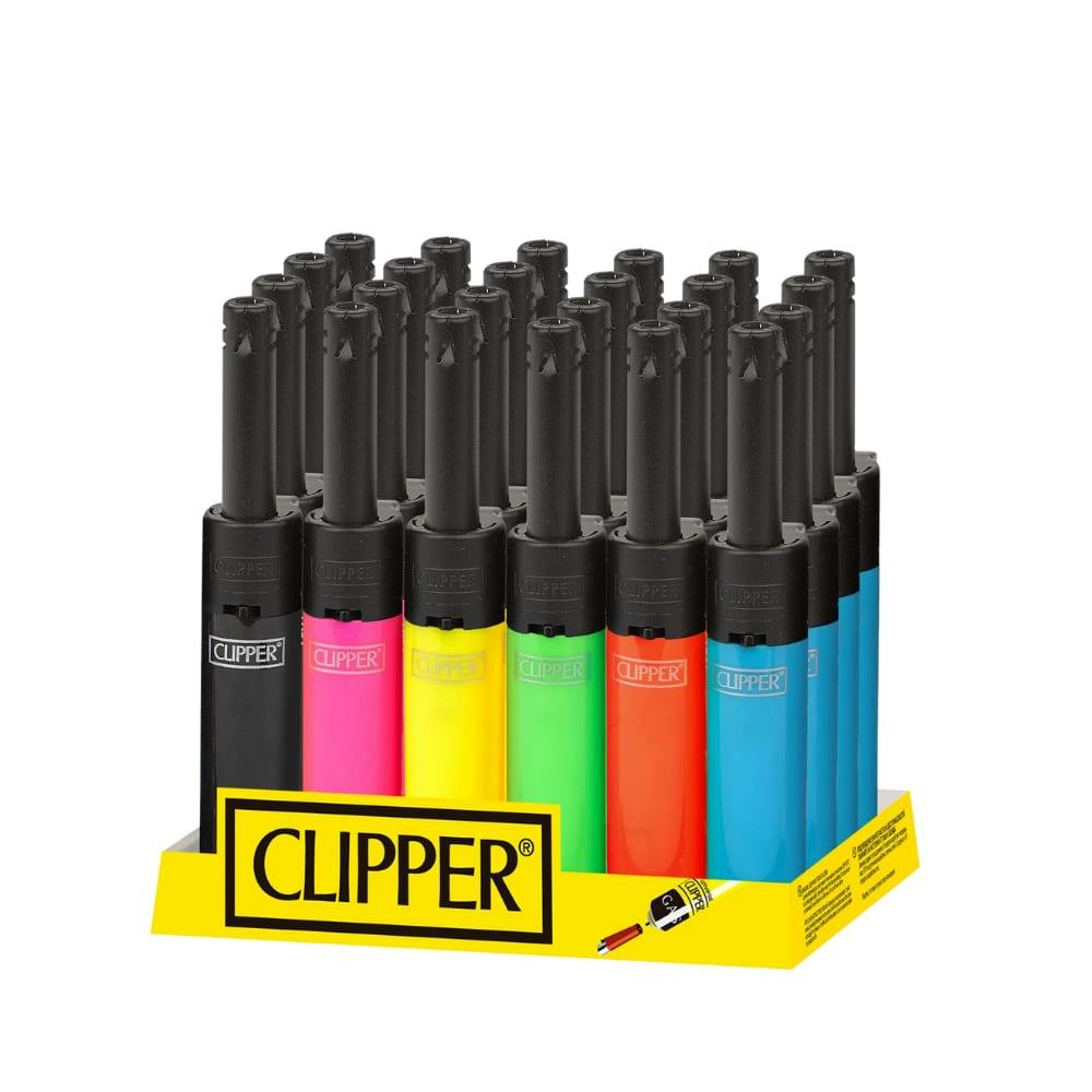 Clipper | Mini Tube Solid Fluo Lighters | Accessories