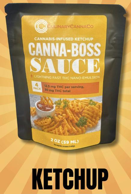 Canna-Boss Ketchup Sauce | 4pk | 12.5mg/ea
