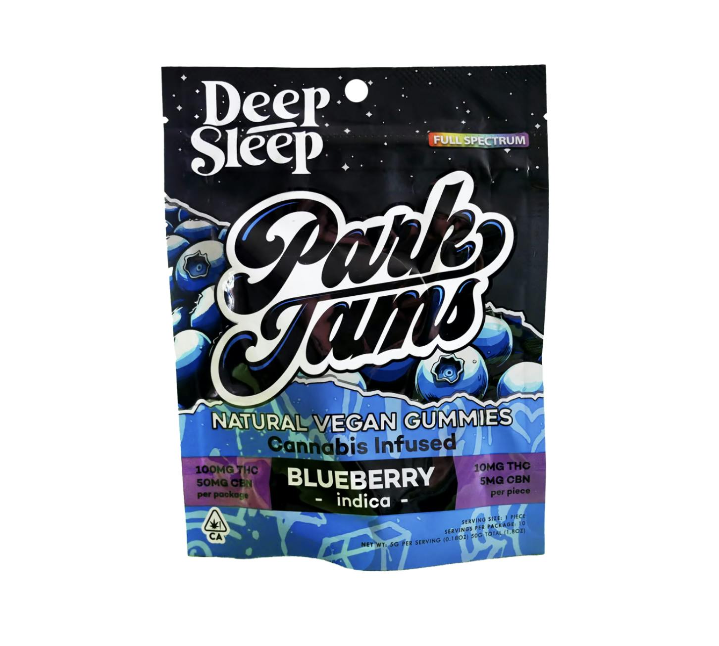 Park Jams Natural — Deep Sleep - - Blueberry