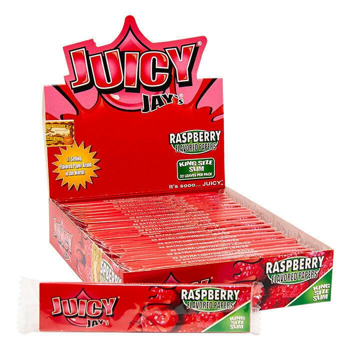 Juicy Jay Rolling Paper Raspberry King Size | Accessories | Rolling Papers