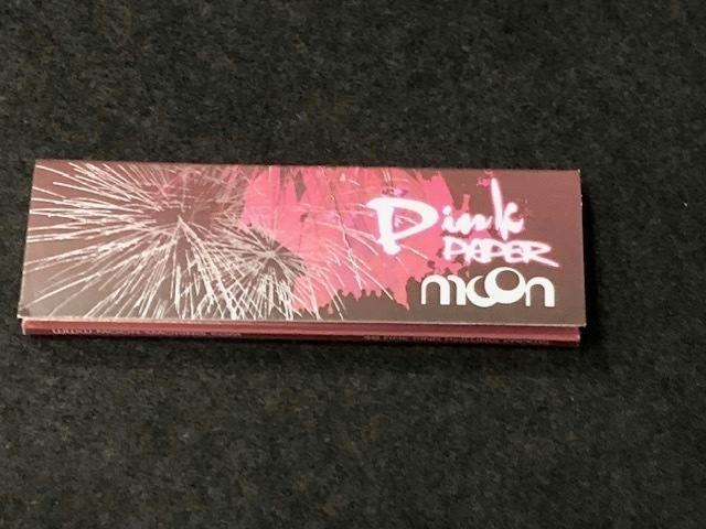 Moon- Pink 1 1/4' Rolling Paper | Accessories