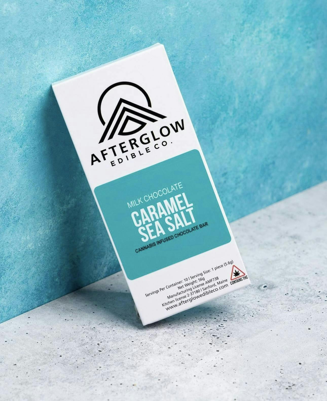 Milk Chocolate Caramel Sea Salt | Chocolates | 10pk | 10mg/ea by Afterglow