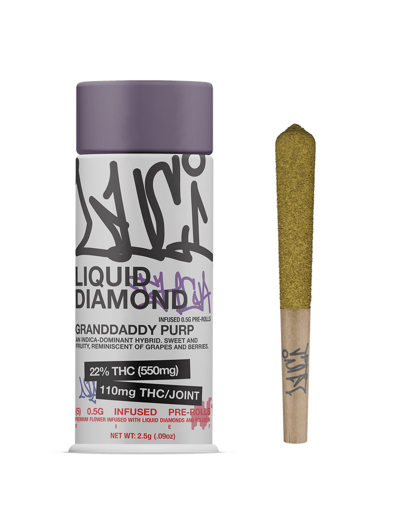 granddaddy purp | Infused Joints | 0.5g | 5pk by Luci