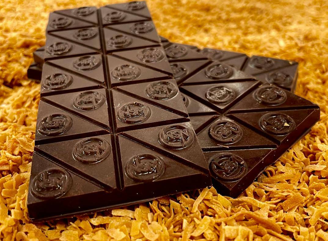 Coconut Caramel Dark Chocolate Bark | Chocolates | 200mg/ea
