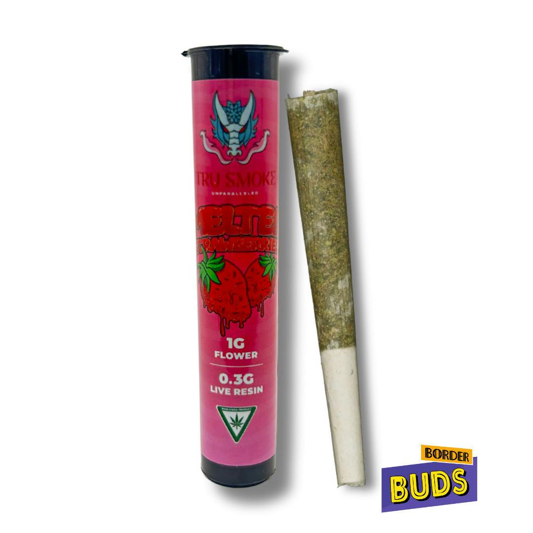 melted strawberries | Infused Joints | 1.3g
