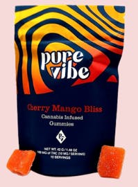 Cherry Mango Bliss Live Rosin Gummies | Gummies | 10pk | 10mg/ea at The Green Door Dispensary