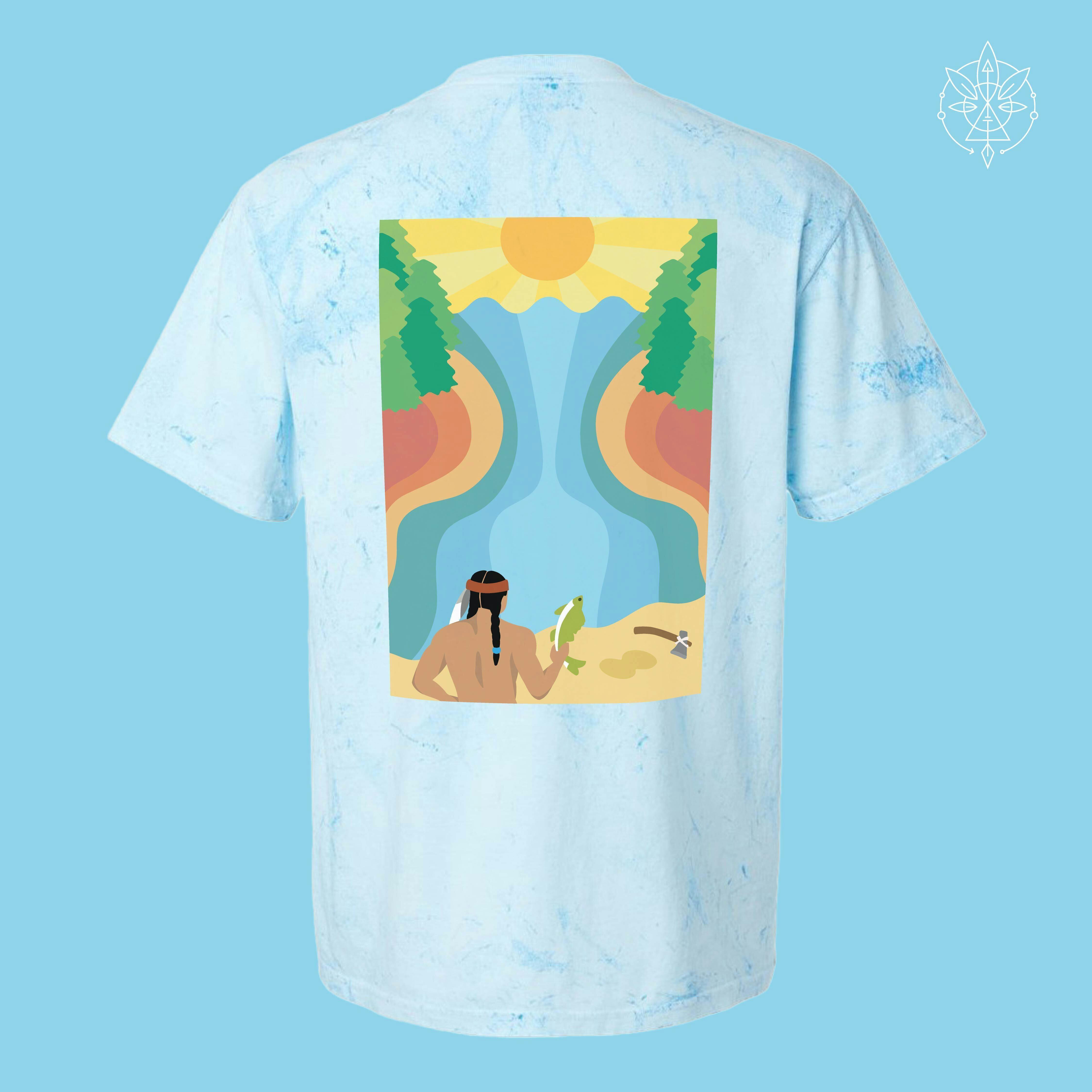 Souree - T-Shirt- Fiji Blue- XL | Apparel by Souree