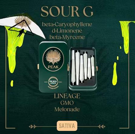 Sour G | Joints | 0.583g | 6pk