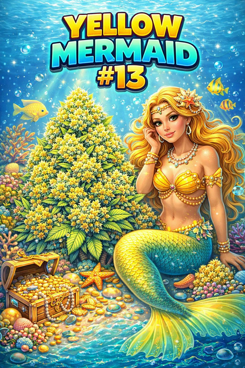 H.O.D. Yellow Mermaid #13 | Big Buds | 1g by HOUSE OF DANK