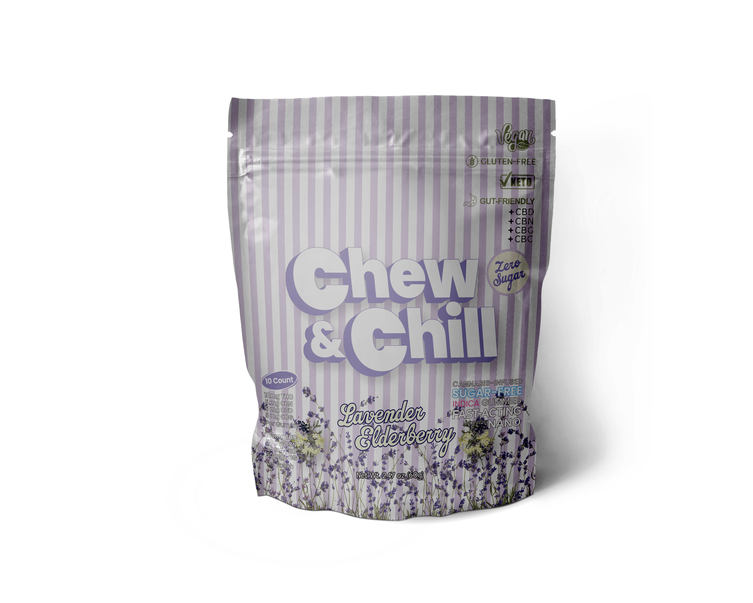 Lavender Elderberry Gummies | Gummies | 10pk | 10mg/ea