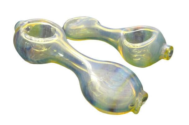 Glow Glass - Fumed Spoon w/ Front Shot & Triple Hole Bowl | Pipes