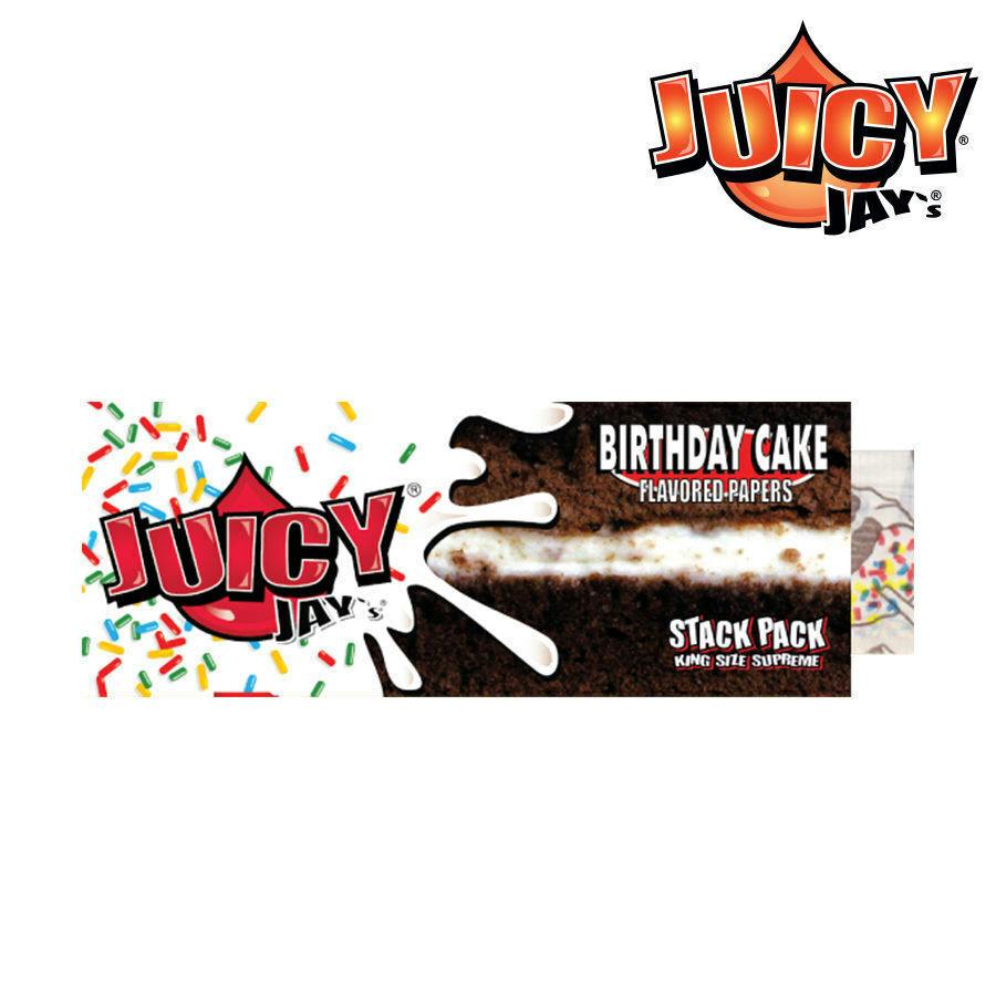 Juicy Jay's Birthday Cake Flavored Rolling Papers | King SIze | Accessories