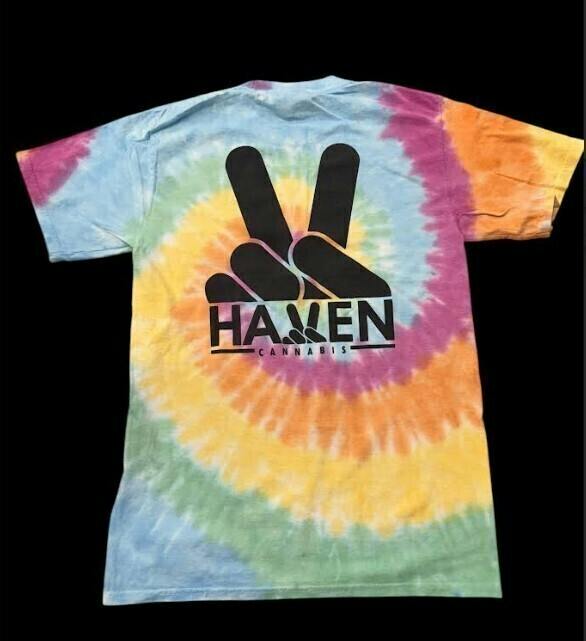 Haven | T-Shirt | Peace Sign | Tie Die | Apparel