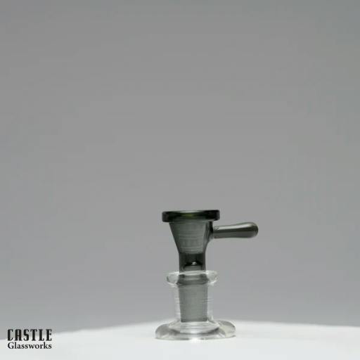 Castle 14mm Stick Tab Bowl - Grey | Bongs