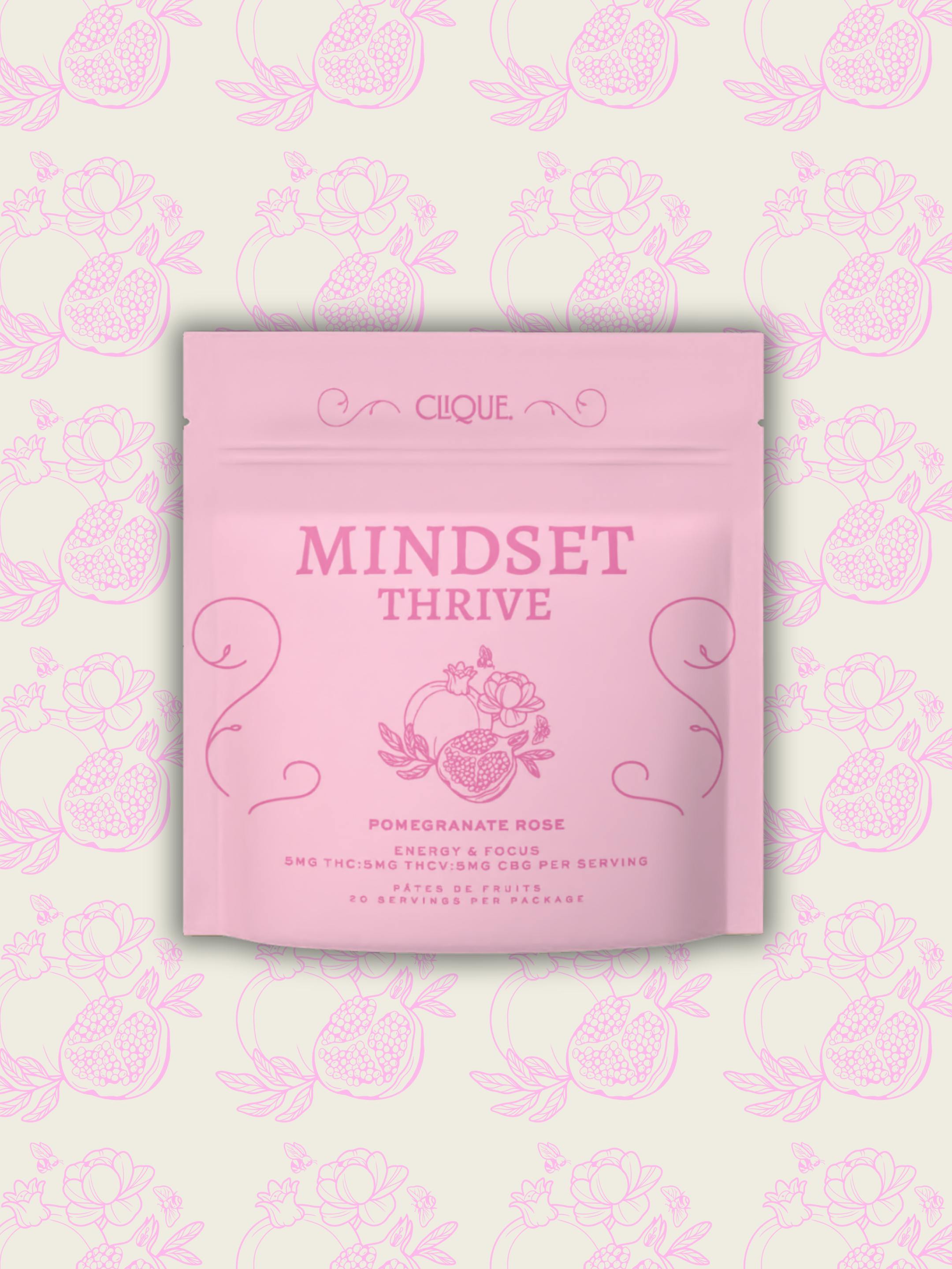 Pomegranate Rose Thrive | Gummies | 20pk | 5mg/ea