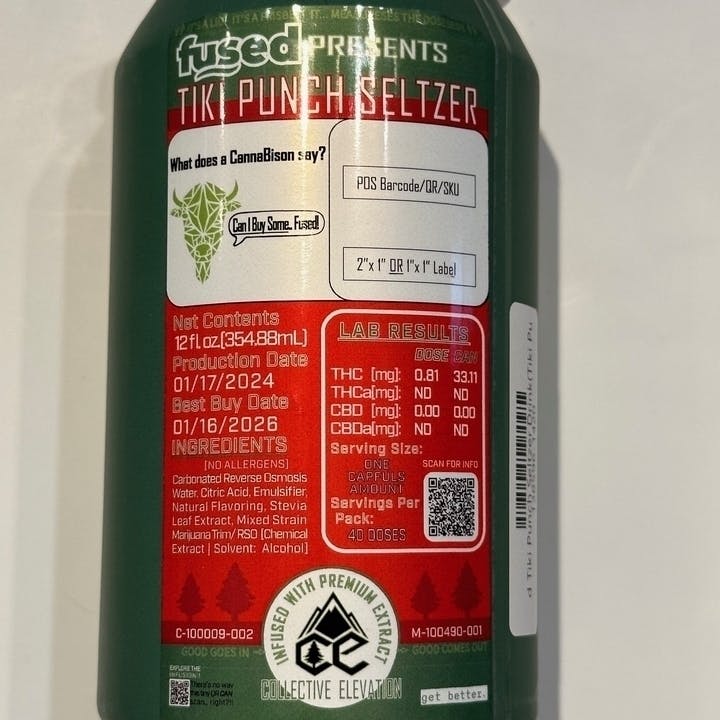 Tiki Punch | Carbonated | 0mg | 12fl oz at The Java Joint by LPC