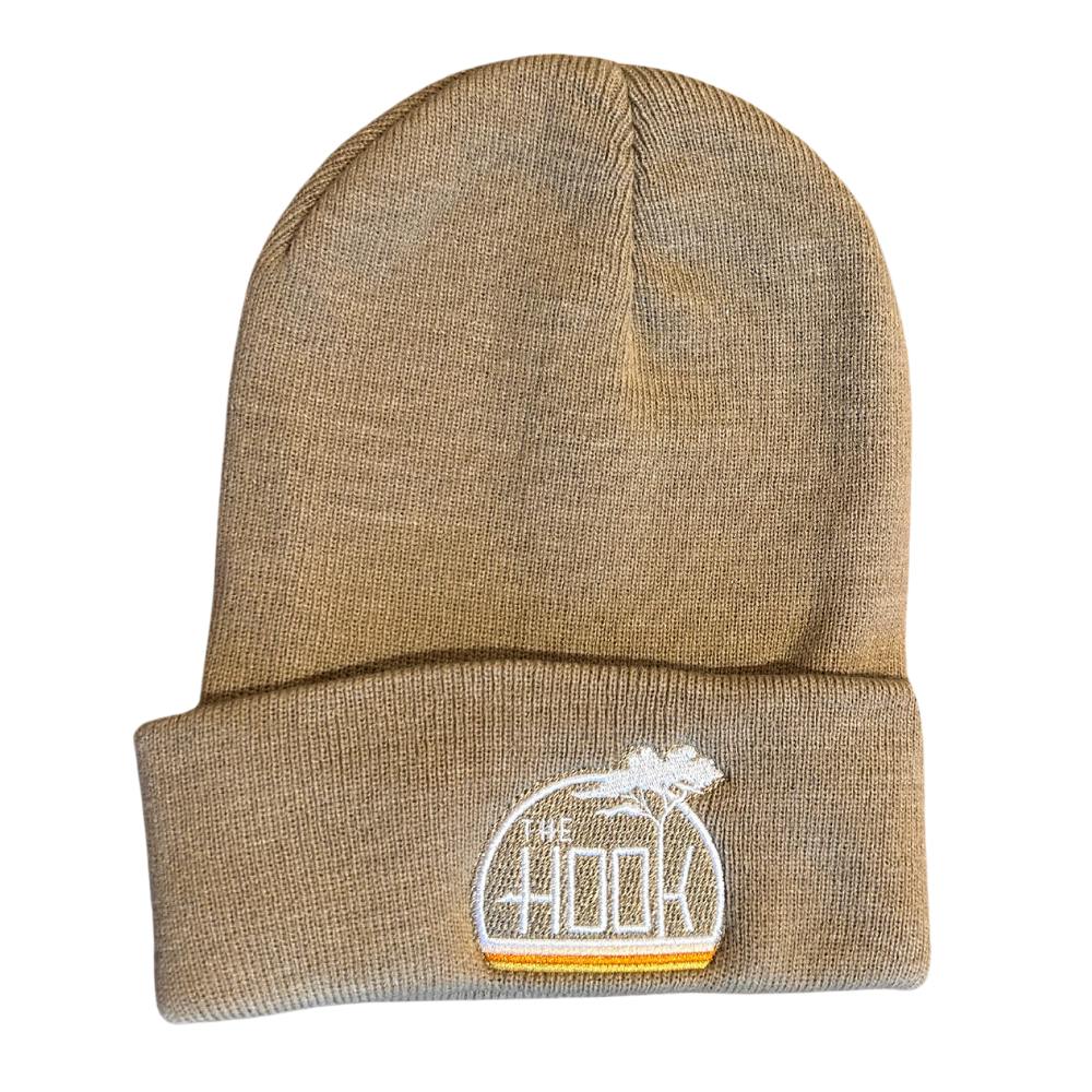 Retro Stripe Cuffed Beanie - Khaki | Apparel | Hats