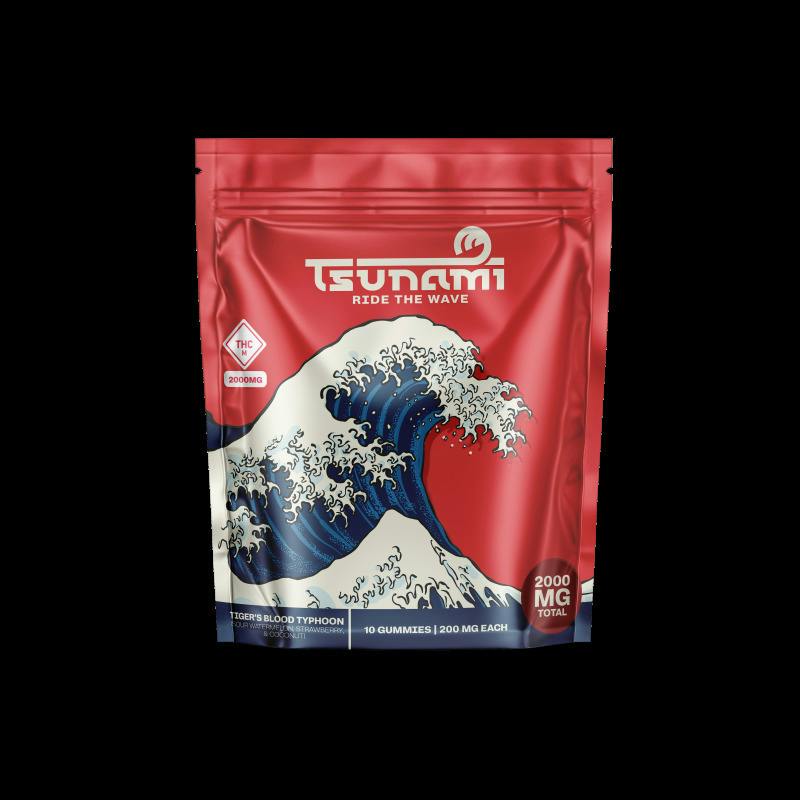 Tsunami | Gummies | Tiger's Blood Typhoon | Gummies | 10pk | 200mg/ea