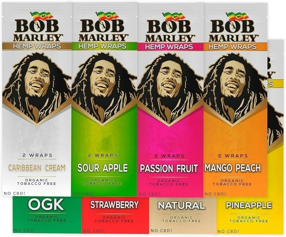 Bob Marley - High Hemp | Wraps - Strawberry Milk | Accessories