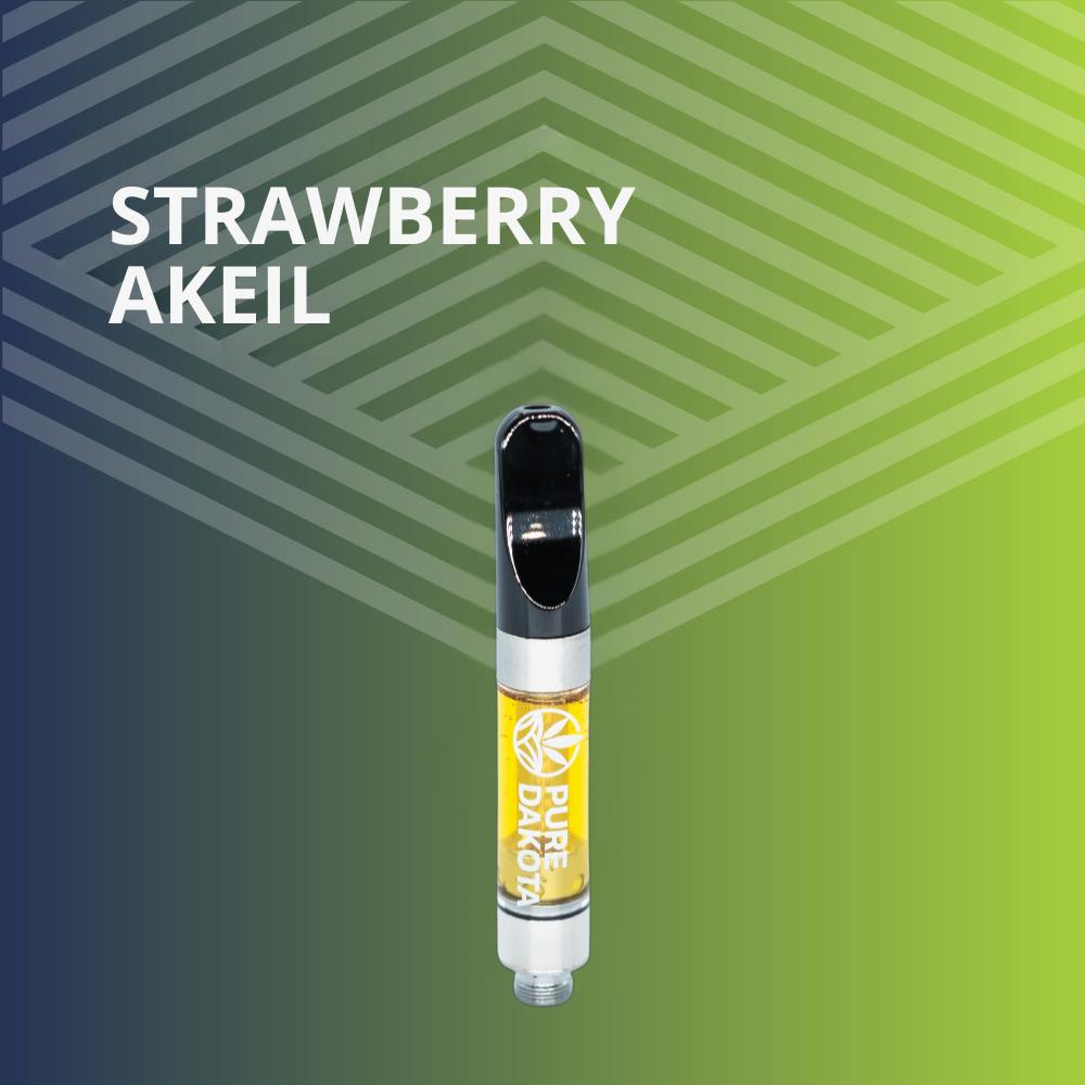 Strawberry Akeil | Cartridge | 0.5g at Pure Dakota Health Williston Dispensary