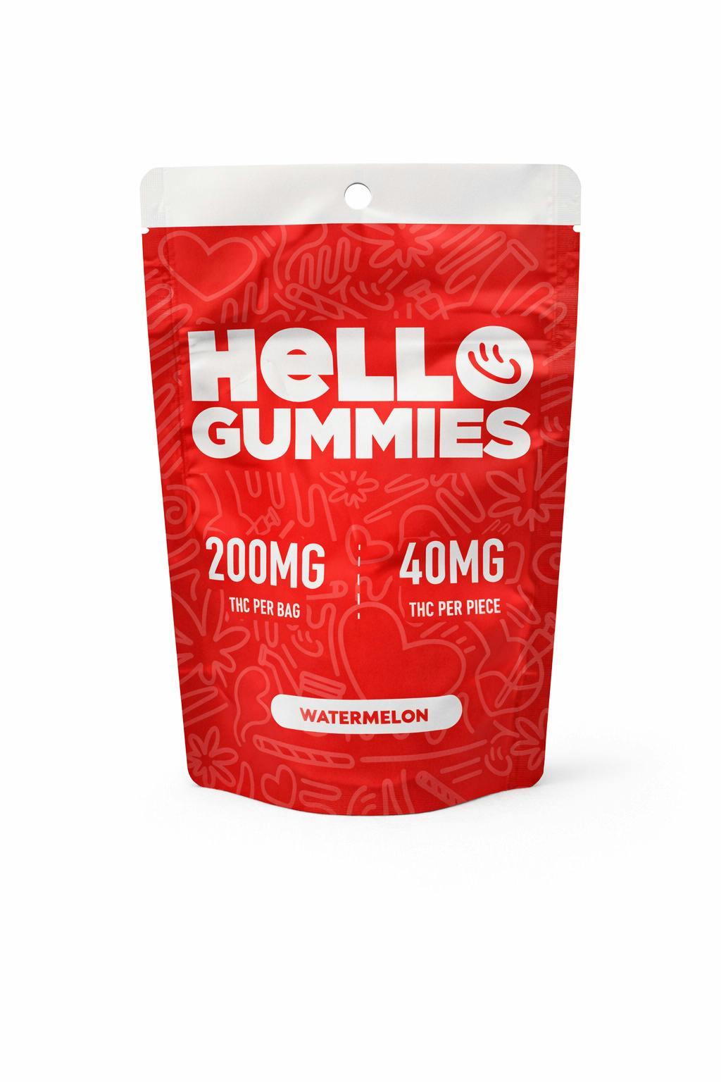 Watermelon | Gummies | 5pk | 40mg/ea