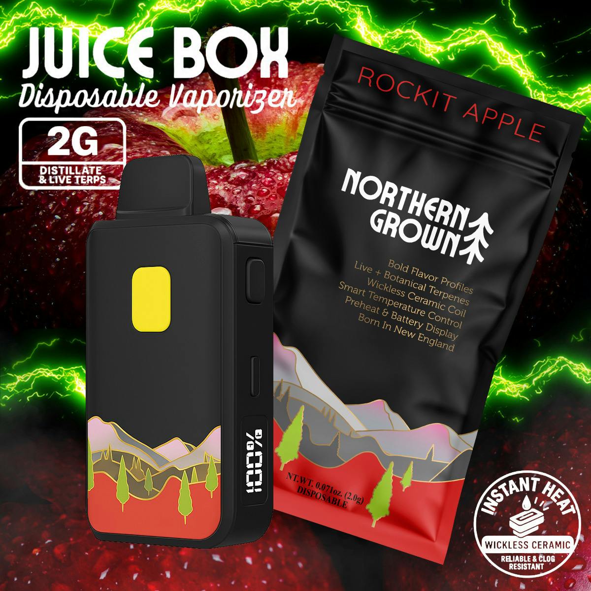 Rockit Apple | Disposable | 2g by Northern Grown
