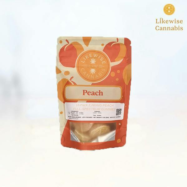 Peach Gummies | Gummies | 10pk | 200mg/ea