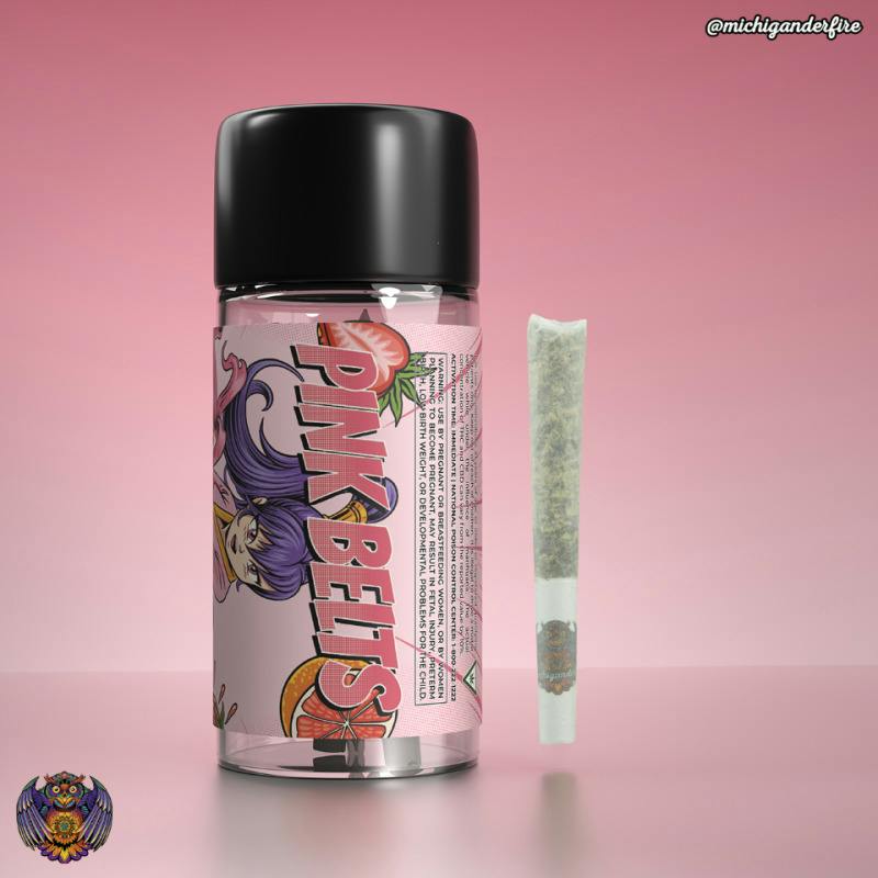 Pink Belts | Minis | .5g ea | 5pk