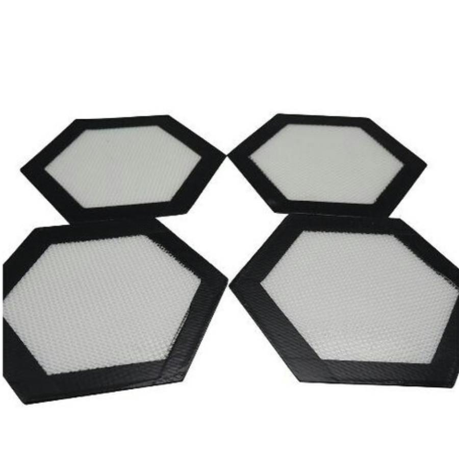 Silicone Non Stick Dab Mat 5" Hexagon (assorted colors) | Accessories