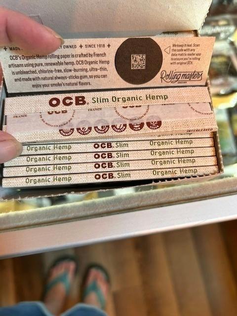Ocb | Unbleached Organic Hemp Papers (32Pk) | Slim | Accessories