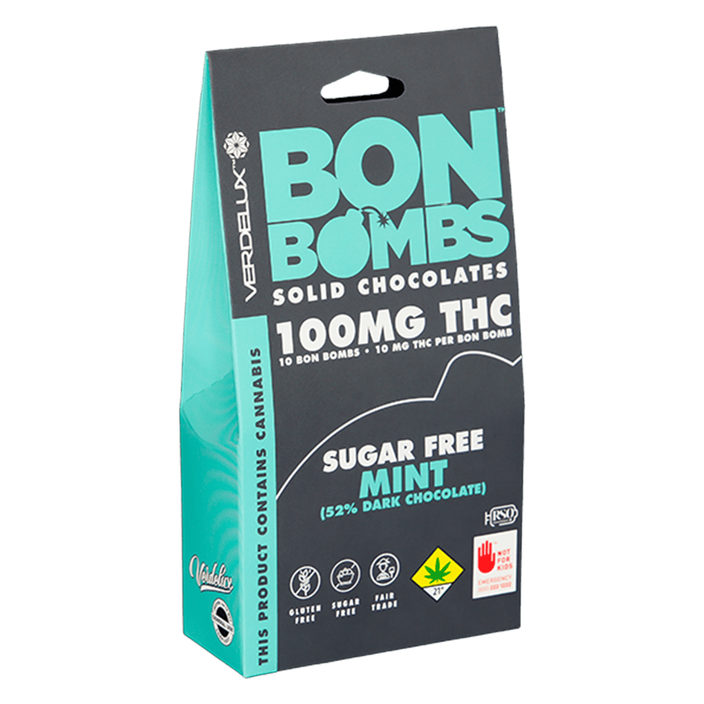 Sugar Free Dark Chocolate Mint | Chocolates | 10pk | 10mg/ea