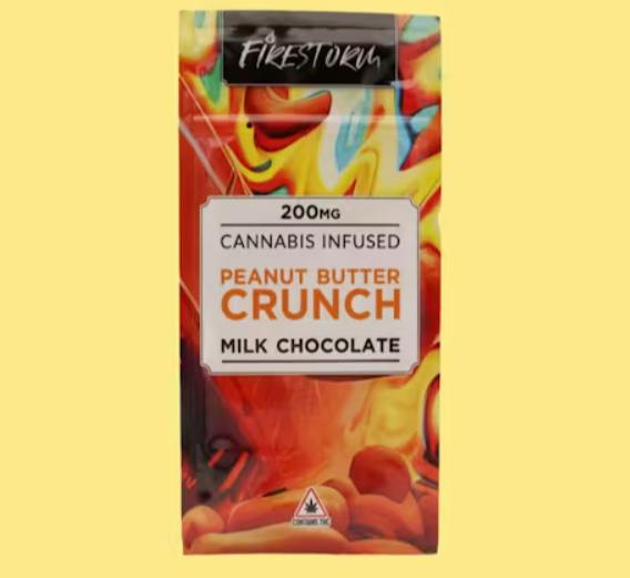 Peanut Butter Crunch Milk Chocolate Bar | Chocolates | 20pk | 10mg/ea