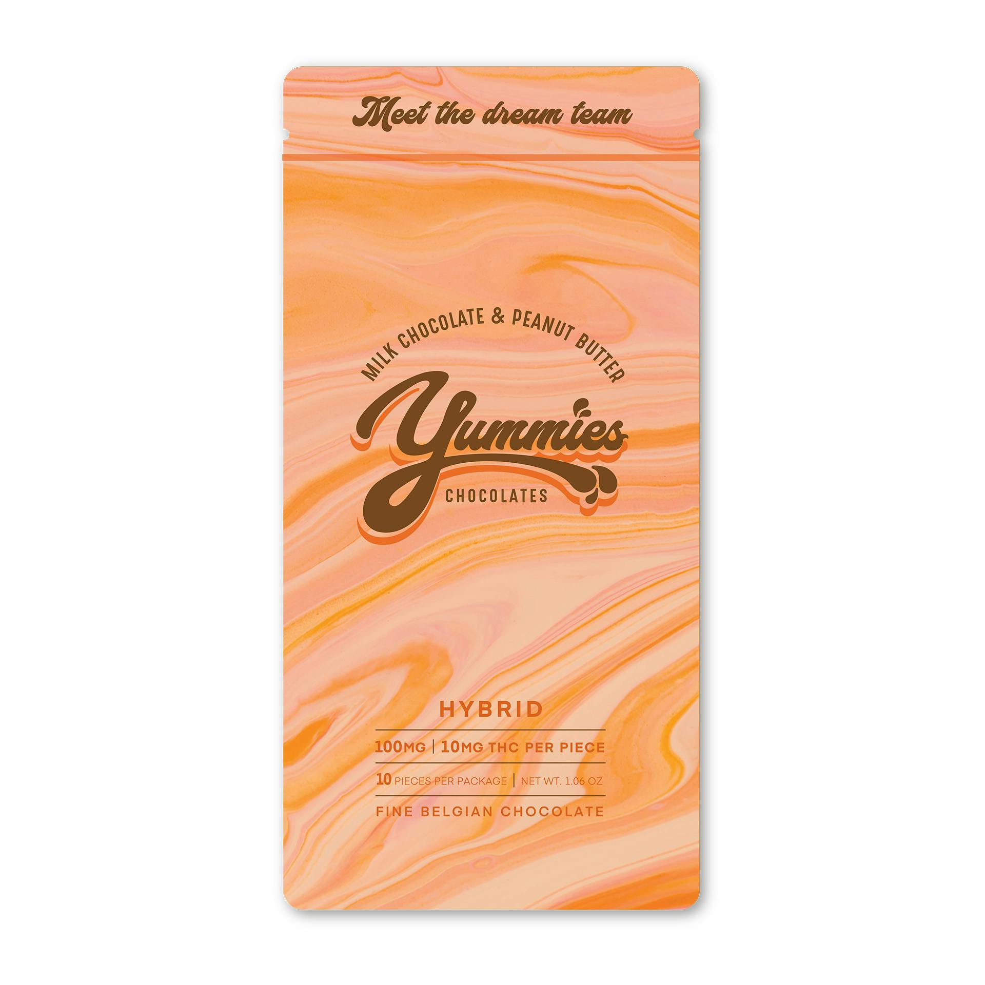 Milk Peanut Butter Chocolate | Chocolates | 10pk | 10mg/ea at The Grove Cannabis Dispensary Pahrump