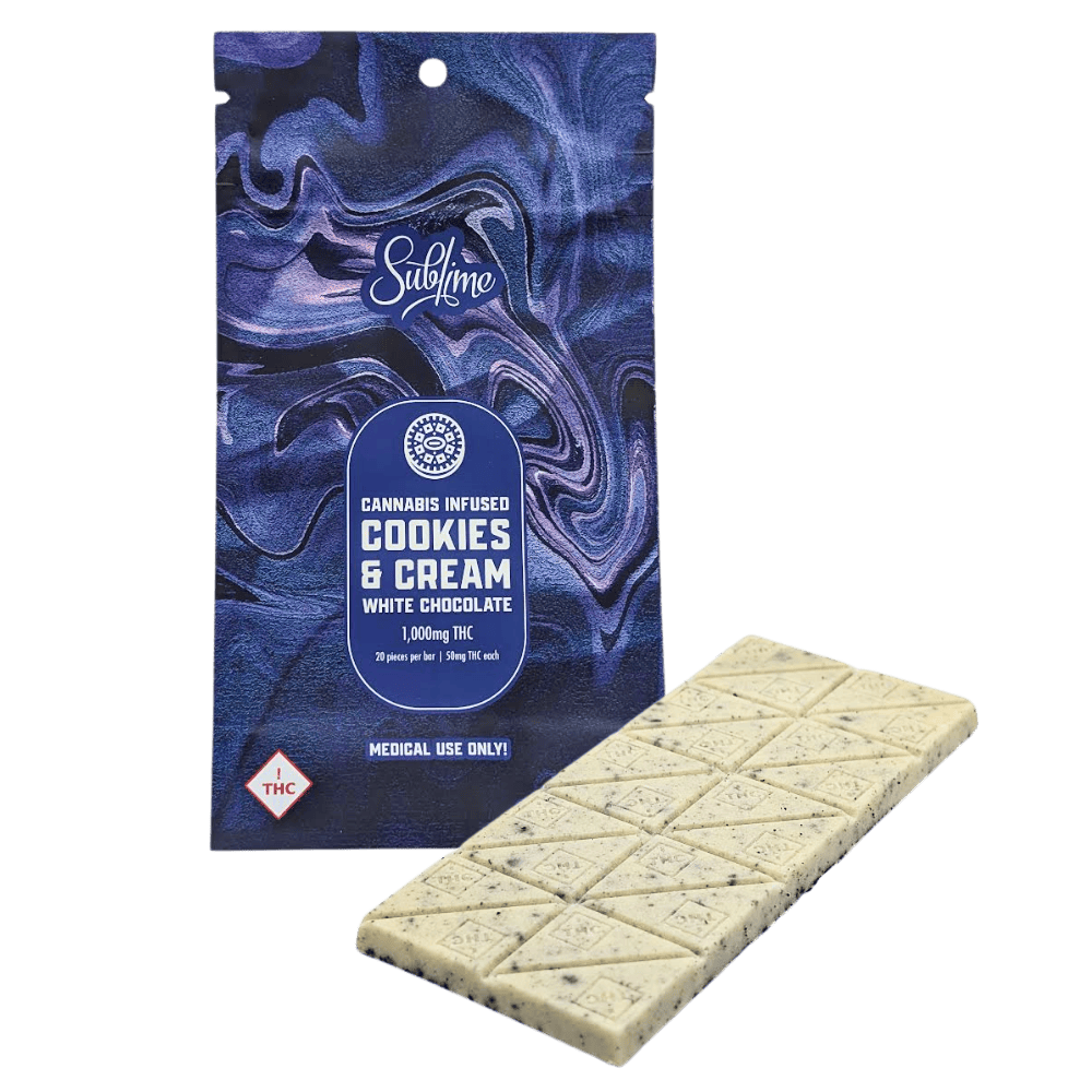 SL BAR 1000MG (MED) - COOKIES & CREAM | Chocolates | 20pk | 50mg/ea