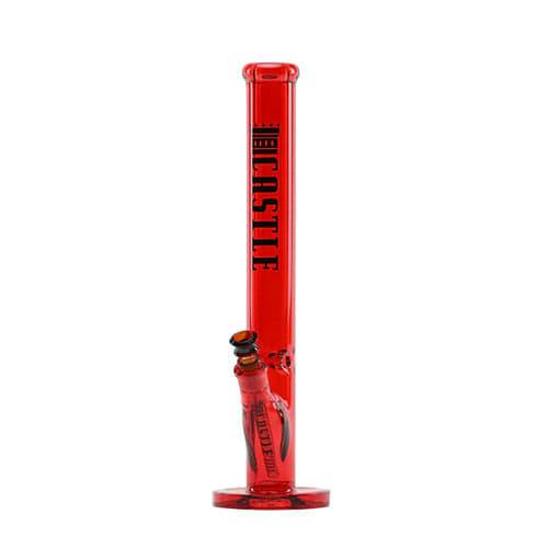 Castle Glassworks 18 Inch 9Mm Electroplated Straight Tube | Bongs