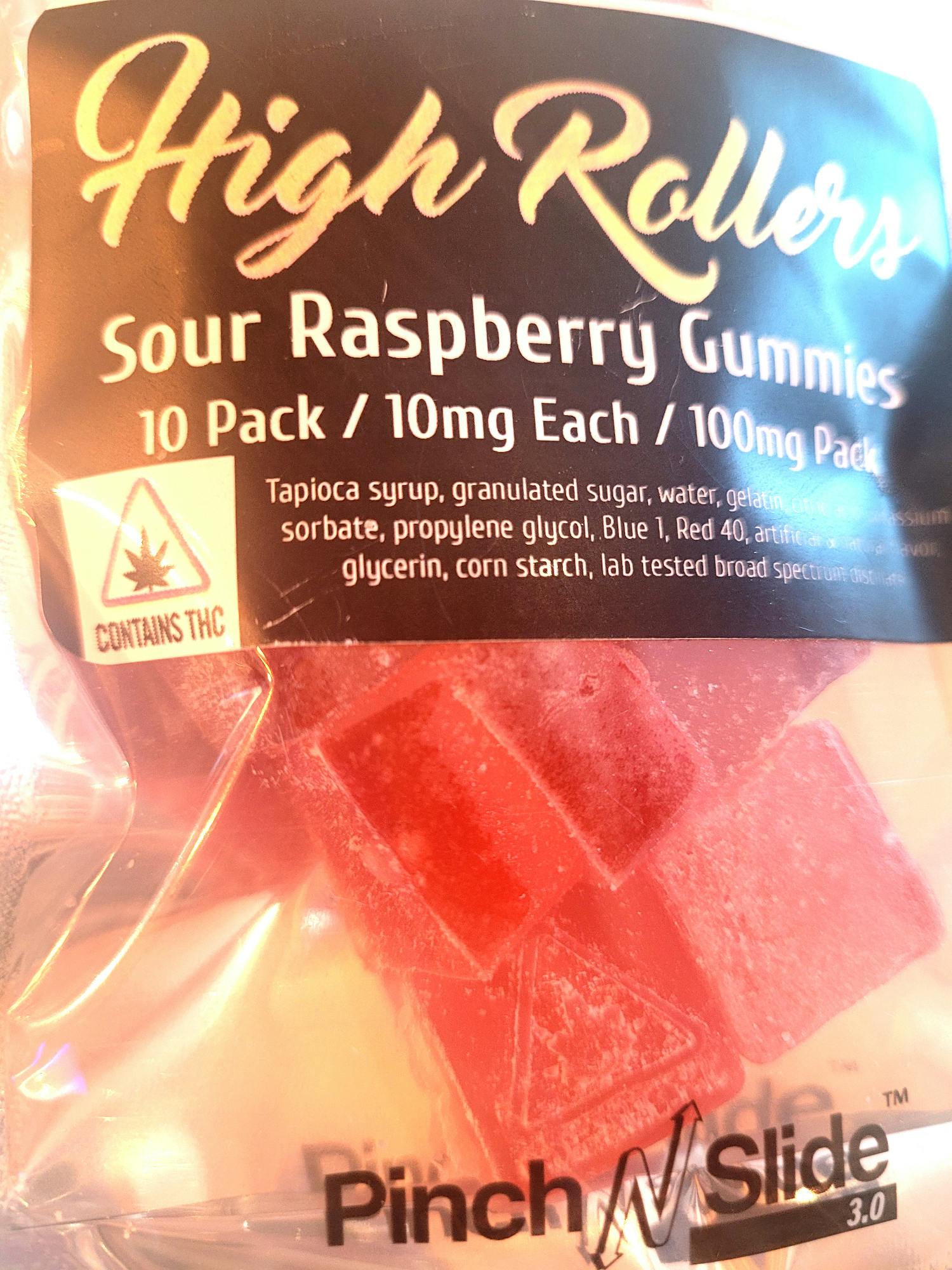 Sour Raspberry Gummies | Gummies | 10pk | 10mg/ea