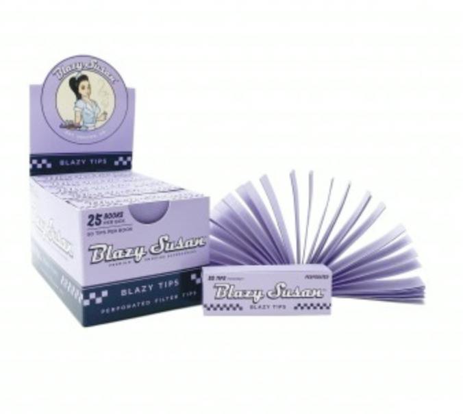 Blazy Susan Purple Filter Tips | Accessories