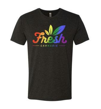 Fresh | Unisex Tee | Black Vintage Pride | XL | Apparel by Fresh