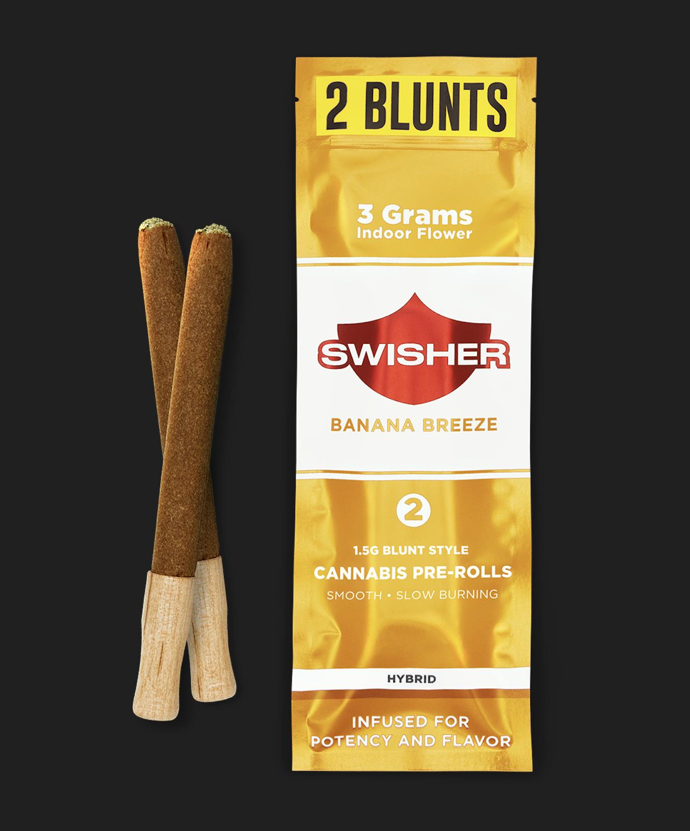 Banana Breeze | Infused Blunts | 1.5g ea | 2pk