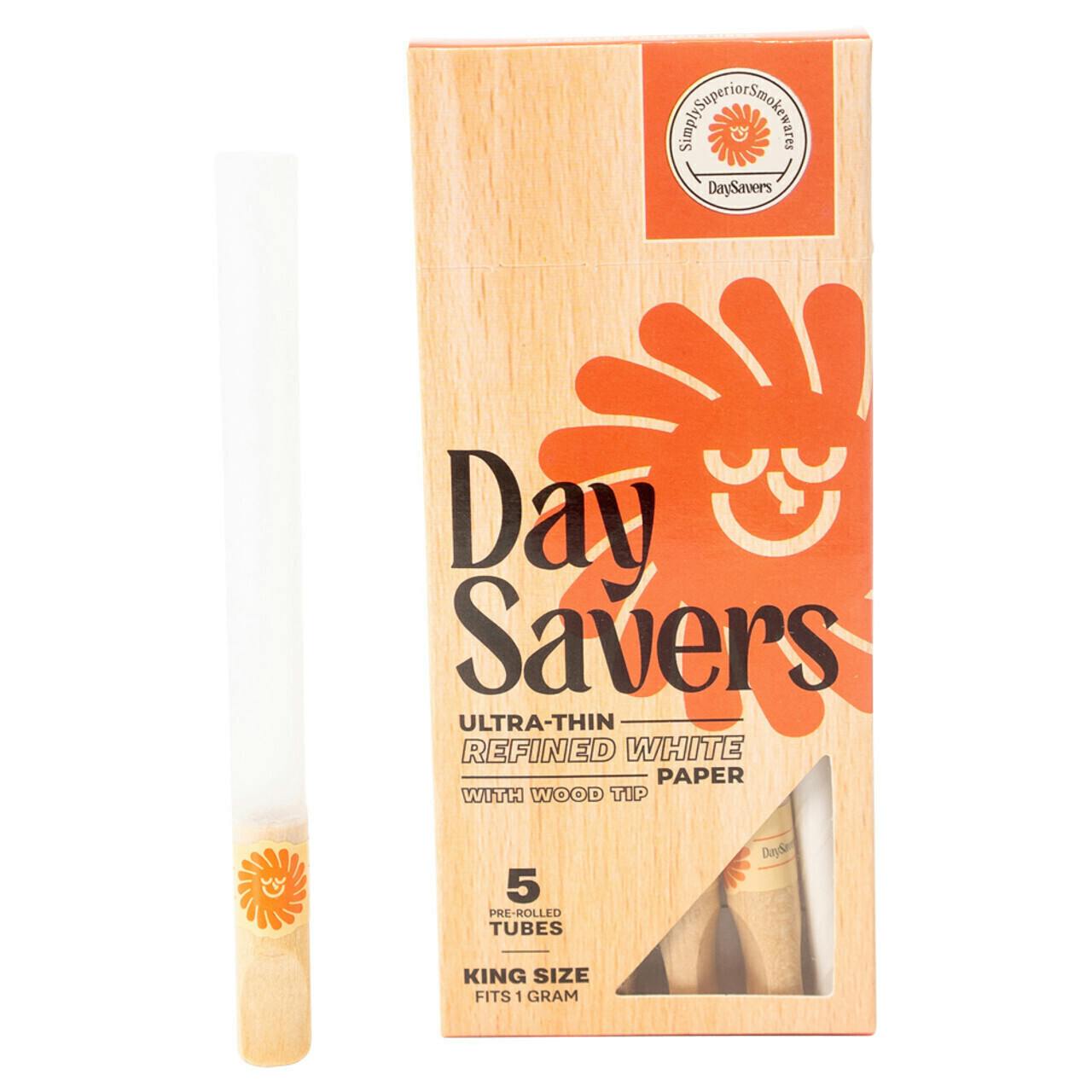 1 Gram King Size Pre Rolled Tubes with Natural Wood Filter Tips | Accessori